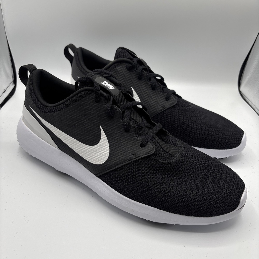 Nike Roshe G Golf Shoes Black White Spikeless AA1837-001 Men's Size 13